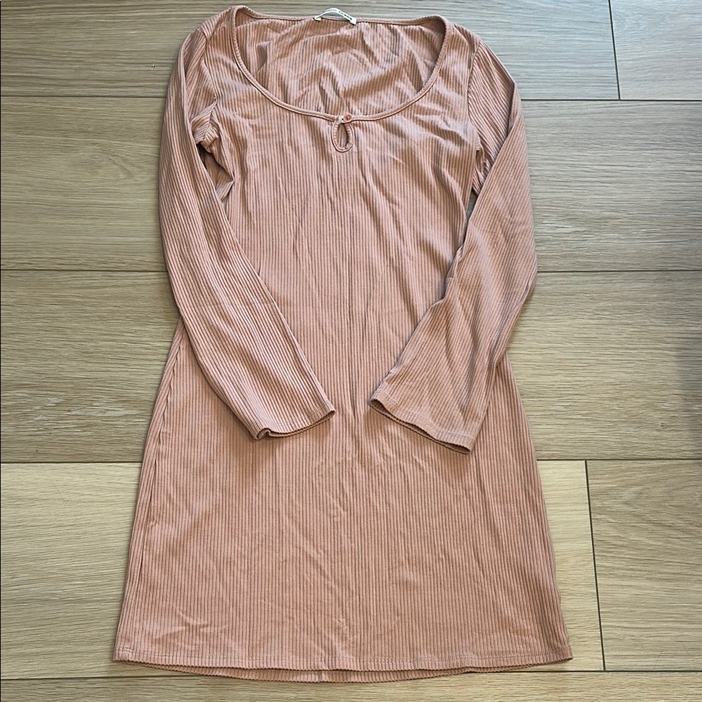 Reformation - Ribbed Elias Dress in Serenade